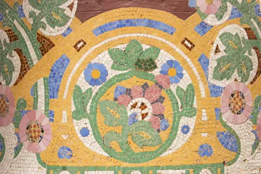 Mosaikdetail, 1908